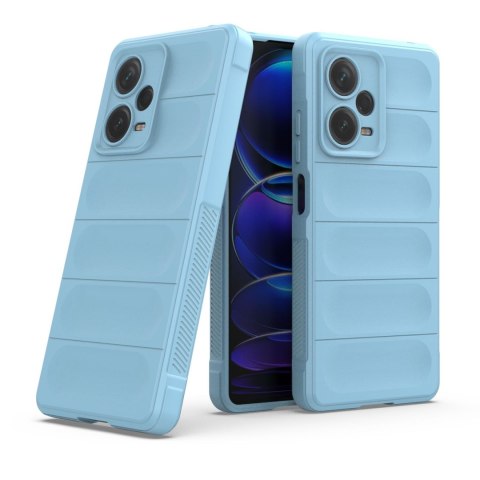 Etui elastyczny pokrowiec do Xiaomi Redmi Note 12 Pro+ Magic Shield Case jasnoniebieski