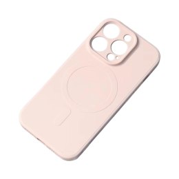 Silikonowe etui z MagSafe do iPhone 15 Pro Max Silicone Case różowe