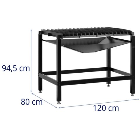 Stół do ręcznego cięcia plazmą warsztatowy STAL 120 x 80 cm