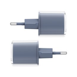 Ładowarka sieciowa z wyświetlaczem PD 30W GaN3 USB-C szara