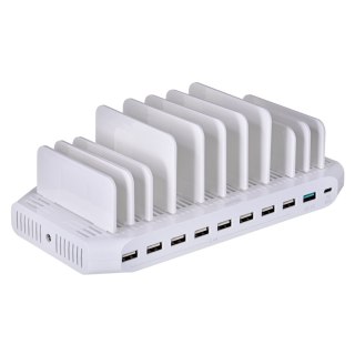 UNITEK STACJA ŁADUJĄCA 10X USB, 160W, Y-2190