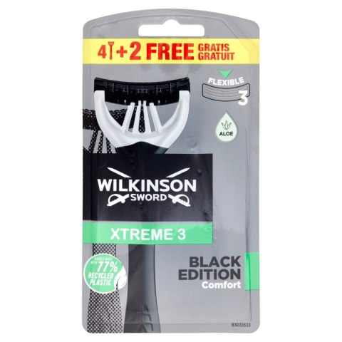 Wilkinson Extreme Activ 3 Comfort Jednorazowe Maszynki do Golenia 6 szt.