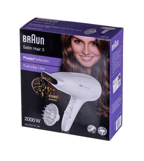 Suszarka do włosów BRAUN BRHD385E