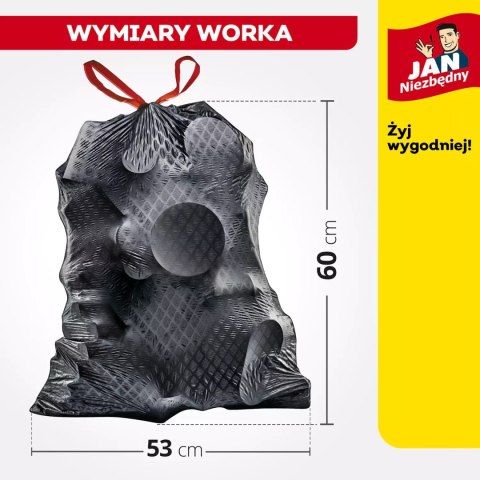 Jan Niezbędny Worki LD Magnum Flex Taśma 35L 15szt. - 1 op.