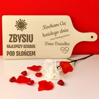 Deska Kocham cię każdego dnia z imieniem i podpisem