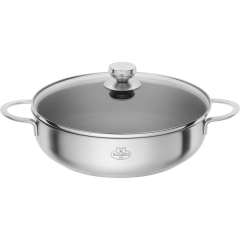 Patelnia głęboka non-stick z 2 uchwytami i pokrywką Ballarini Ancona - 28 cm