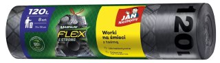 Jan Niezbędny Worki LD Magnum Flex Taśma 120L 8szt. - 1 op.