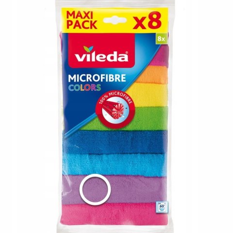 Ściereczka Vileda Mikrofibra COLORS 8 szt.