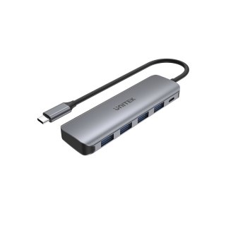 UNITEK HUB USB-C 4XUSB 3.1 GEN1, MICROUSB, H1107A