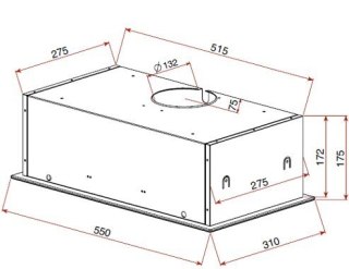 Okap podszafkowy TEKA GFG2 GLASS WHITE (334 m3/h; kolor biały)