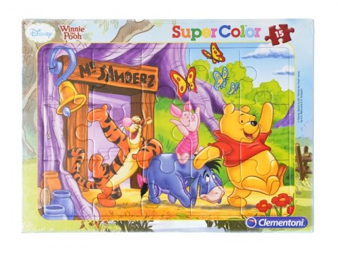 PUZZLE RAMKOWE Kubuś PUCHATEK 15 ELEM