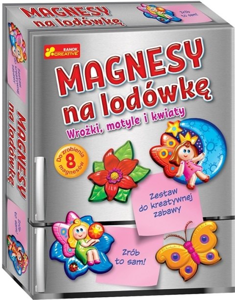 MAGNESY WRÓŻKI MOTYLE KWIATY KREATYWNE ZABAWY RANOK