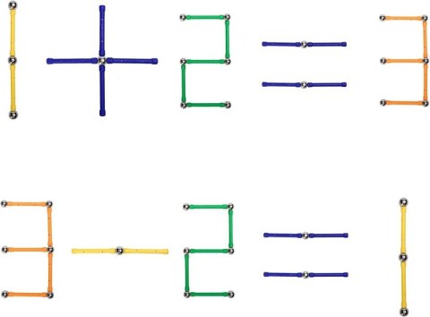 Klocki magnetyczne konstrukcyjne 108 elementów