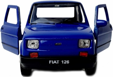 WELLY MALUCH FIAT 126P 1:34 SAMOCHÓD KOLEKCJONERSKI niebiesk