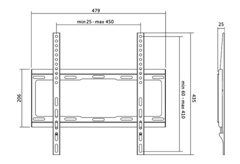 Uchwyt do TV LOGILINK BP0011 (nośność 40kg 32 - 55 cali)