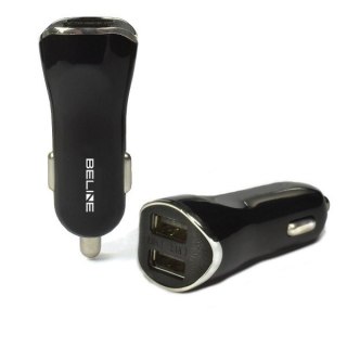 Ładowarka BELINE 2x USB 2.0 Czarny Beline0006