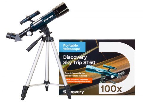 Teleskop Levenhuk Discovery Sky Trip ST50 z książką