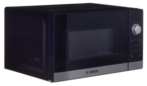 Kuchenka mikrofalowa wolnostojąca BOSCH FFL023MS2 (800W /20L /Czarno-stalowy)