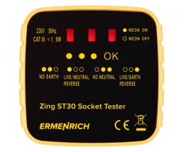 Tester do gniazd sieciowych Ermenrich Zing ST30