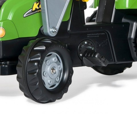 Rolly Toys 023134 Traktor Rolly Kid X z łyżka i przyczepa Zielony