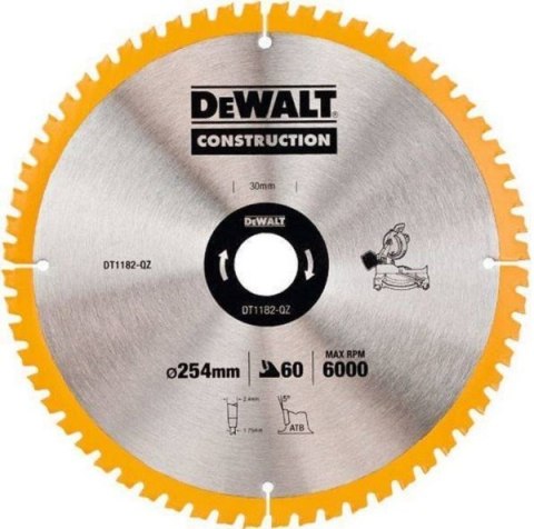 Tarcza pilarska DT1182-QZ DEWALT