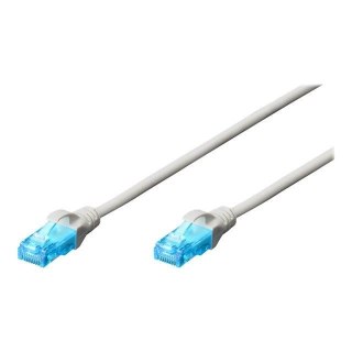 DIGITUS Cat5e U/UTP 10 m Szary 10 Patchcord